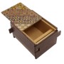 Boîte Puzzle Japonaise Yosegi 3 Sun 12 Étapes - Oka Craft