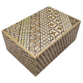 Boîte Puzzle Japonaise Yosegi 6 Sun 18 Étapes - Oka Craft