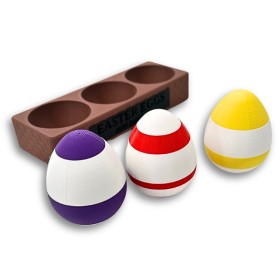 Set de Mini Puzzles Œufs de Pâques (Collection 3D) Kubekings - 1