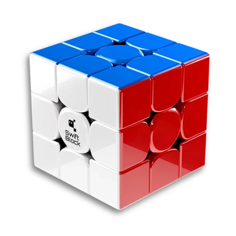 Swift Block 3x3 Maglev Speed Cube – Cube Magnétique à 48 Capsules – Tension Ajustable Pour Enfants Et Adultes