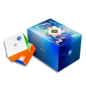 GAN251 ui Smart Cube 2x2 (Magnetic + Ball Core + UV Coated) Gan Cube - 1