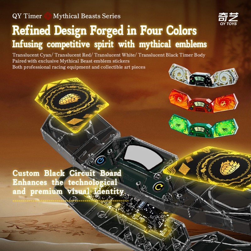 Quyosh Timer QiYi Timer Mythical Series - Chronomètre premium