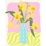 Set de Peinture par Numéros Ravensburger CreArt Trend D – Vase de Fleurs Jaunes Ravensburger - 2
