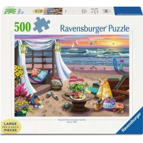 Puzzle Ravensburger Après-midi à la Plage de 500 Pièces Ravensburger - 1