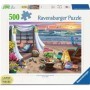 Puzzle Ravensburger Après-midi à la Plage de 500 Pièces Ravensburger - 1