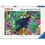 Puzzle Ravensburger Panthère dans la Jungle de Fleurs de 3000 pièces Ravensburger - 1