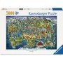 Puzzle Ravensburger Carte du monde illustrée de 5000 pièces Ravensburger - 1