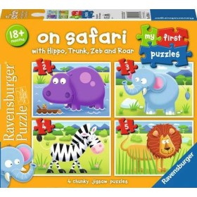 Puzzle Ravensburger Mon Premier Puzzle Animaux du Safari (2, 3, 4 et 5 Pièces) Ravensburger - 1