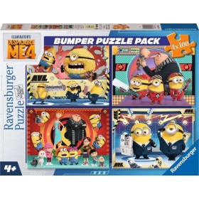 Puzzle Ravensburger Moi, Moche et Méchant 4 x 100 Pièces Ravensburger - 1