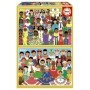 Puzzle Educa Filles d'Amérique et d'Afrique de 2 x 100 Pièces Puzzles Educa - 1