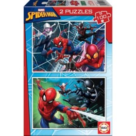 Puzzle Educa Spider-Man de 2 x 100 Pièces Puzzles Educa - 1