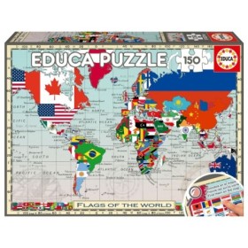 Puzzle Educa Drapeaux du Monde de 150 Pièces Puzzles Educa - 1
