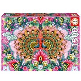 Puzzle Educa Paons du Bengale de 1500 Pièces Puzzles Educa - 1