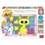 Set de Peinture par Numéros Educa Magic Art Animaux de la Jungle (4+) Puzzles Educa - 1