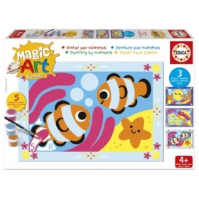 Set de Peinture par Numéros Educa Magic Art Sous la Mer (4+) Puzzles Educa - 1