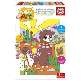 Set de Peinture par Numéros Educa Magic Art Lama et Koala (6+) Puzzles Educa - 1
