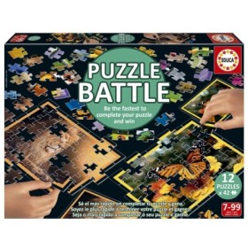 Puzzle Battle Educa Natura - 12 Puzzles de 42 Pièces Puzzles Educa - 1