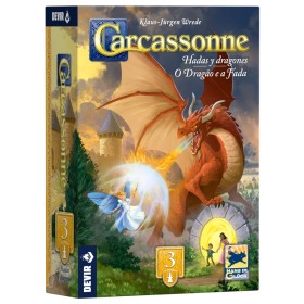 Carcassonne Extension 3 : Dragons et Fées - Devir Devir - 1