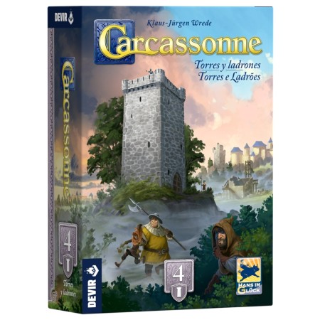 Carcassonne Extension 4 : Tours et Voleurs - Devir Devir - 1