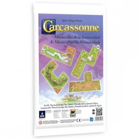 Carcassonne: Merveilles de l'Humanité III - Mini Extension Devir Devir - 1