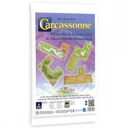 Carcassonne: Merveilles de l'Humanité III - Mini Extension Devir Devir - 1