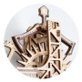 Horloge Murale Steampunk - Puzzle 3D en Bois Wooden City Wooden City - 6