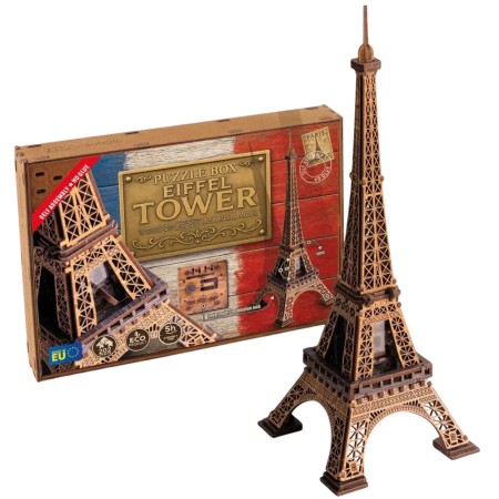 Tour Eiffel - Boîte Secrète Escape Room 3D en Bois Wooden City Wooden City - 1