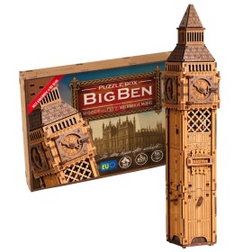 Big Ben - Boîte Secrète Escape Room 3D en Bois Wooden City Wooden City - 1