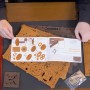 Horloge Murale Engrenages Steampunk - Puzzle 3D en Bois Wooden City Wooden City - 3
