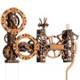 Horloge Murale Engrenages Steampunk - Puzzle 3D en Bois Wooden City Wooden City - 1