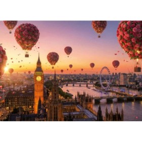 Puzzle Educa Londres en fleurs de 1000 Pièces Puzzles Educa - 1