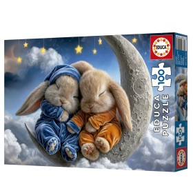 Puzzle Educa Rêves de Lapins de 100 Pièces Puzzles Educa - 1