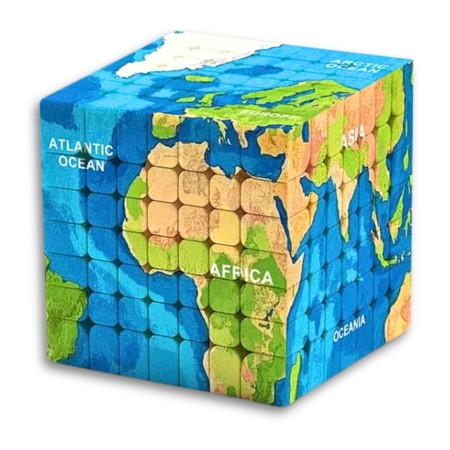 Ziina Star World Map 7x7 - 1