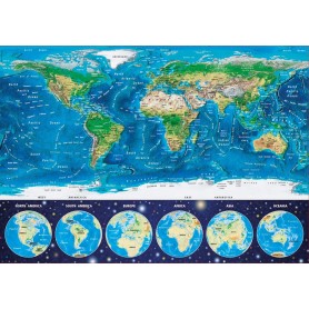 Mappemonde antique, puzzle  Carte du monde, Puzzle carte du monde, Carte  du monde pays