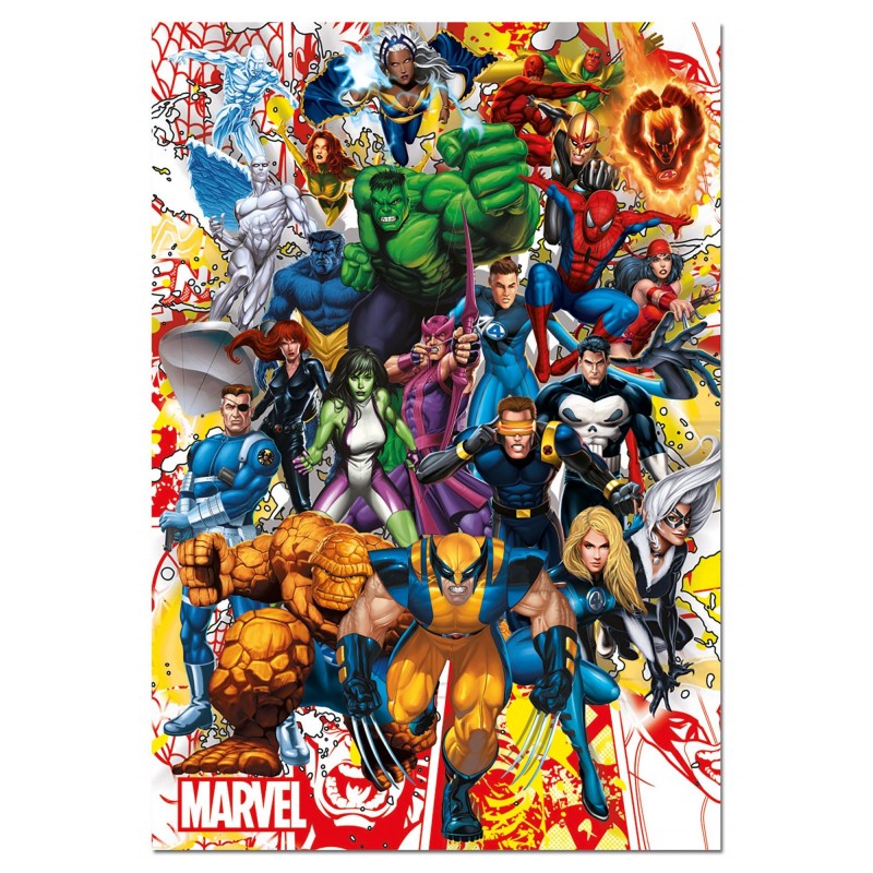 Puzzle Les héros Marvel - 1000 pièces Educa : King Jouet, Puzzle 500 à 1000  pièces Educa - Puzzles