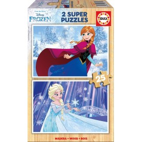 Puzzle Educa Frozen Princesse 2 x 25 Pièces Puzzles Educa - 1