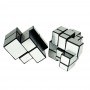 Pack Mirror Cube 2x2 + 3x3 Argent - Shengshou cube