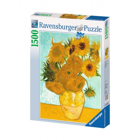van Gogh Puzzle Ravensburger:Tournesols de 1500 pièces - Ravensburger