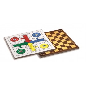 Plateau de Parcheesi et de dames - Cayro