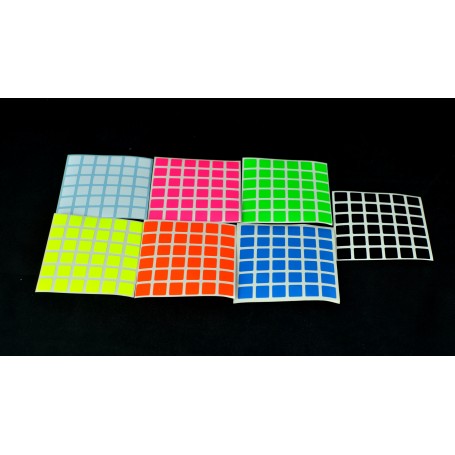 6x6 V-Cube Z-Stickers - Kubekings