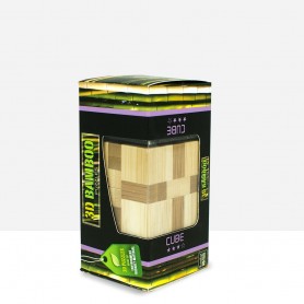 Puzzle Cube 3D en bambou - 3D Bamboo Puzzles